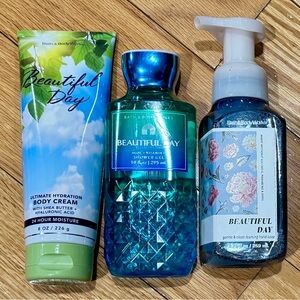 Bath & Body Works Beautiful Day Body Wash Set - Green and Blue